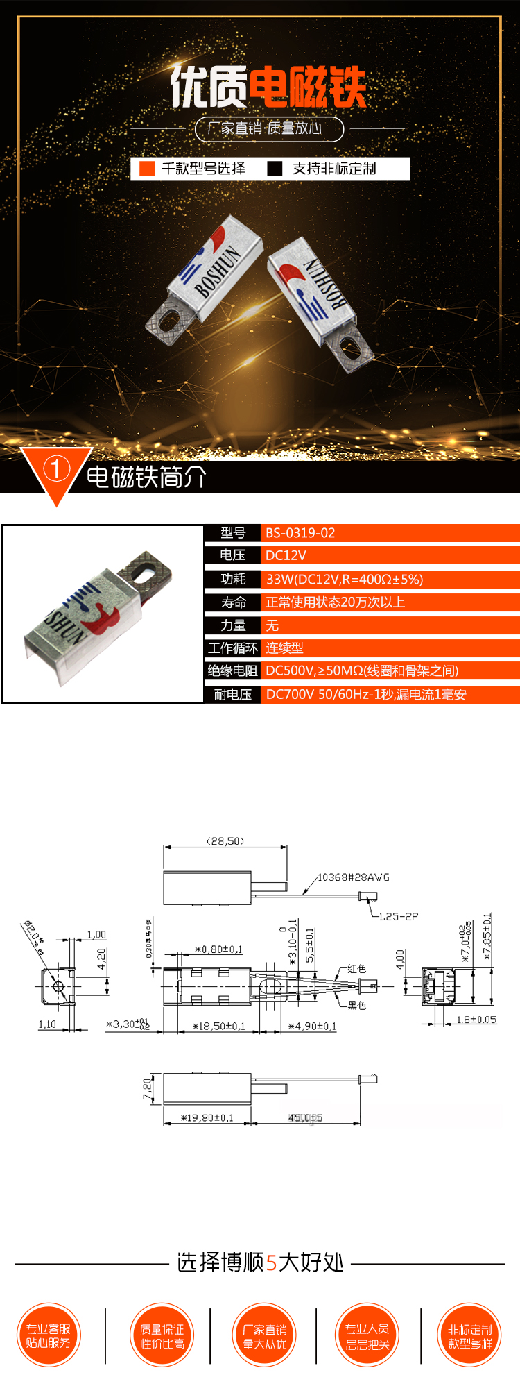 提花機電磁鐵